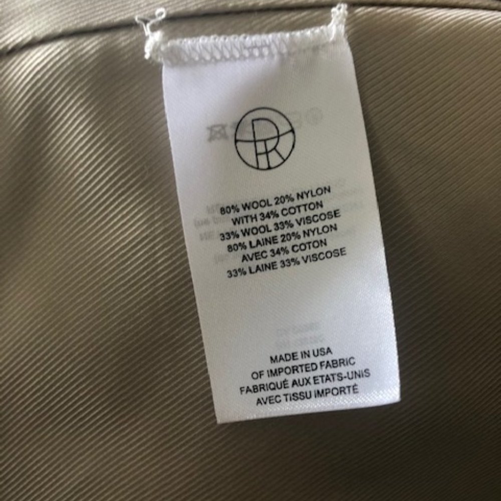 *SOLD* The Row “Jackson” Light Camel Wool Coat - Picture 6 of 7
